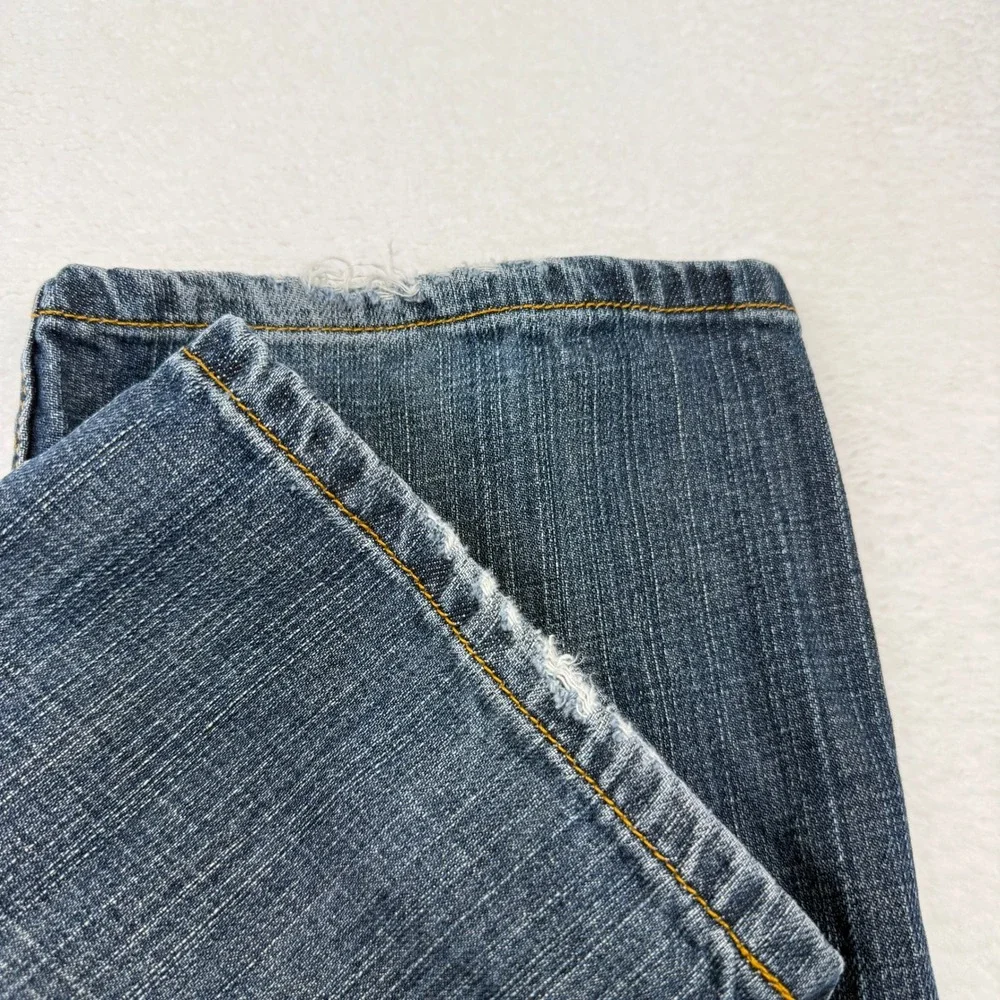 Levi's‎ 505 Regular Fit Jeans Mens 34x32 Blue Denim Straight Leg Grunge Y2K